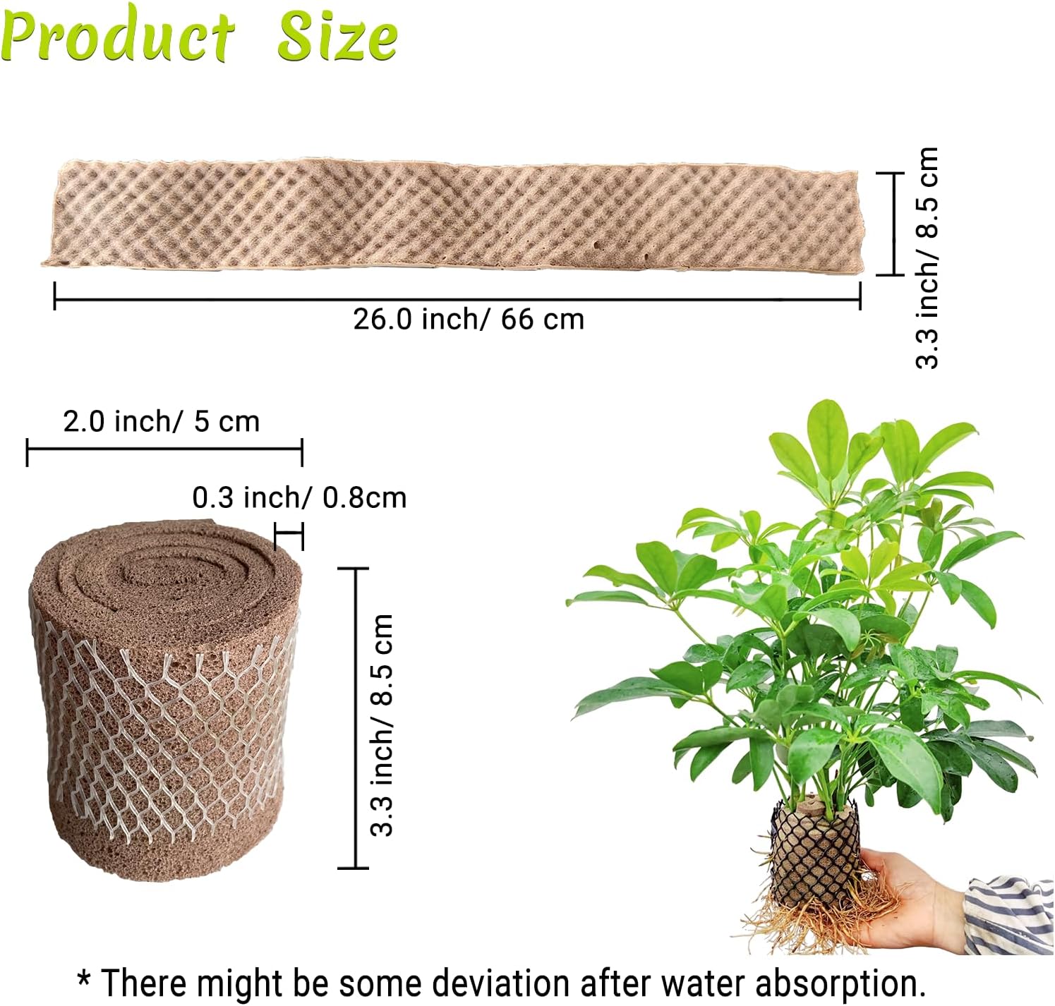 6 cápsulas hidropónicas, esponja hidropónica compatible con varios sistemas de plantación Aero-Garden, esponja de repuesto para crecimiento de