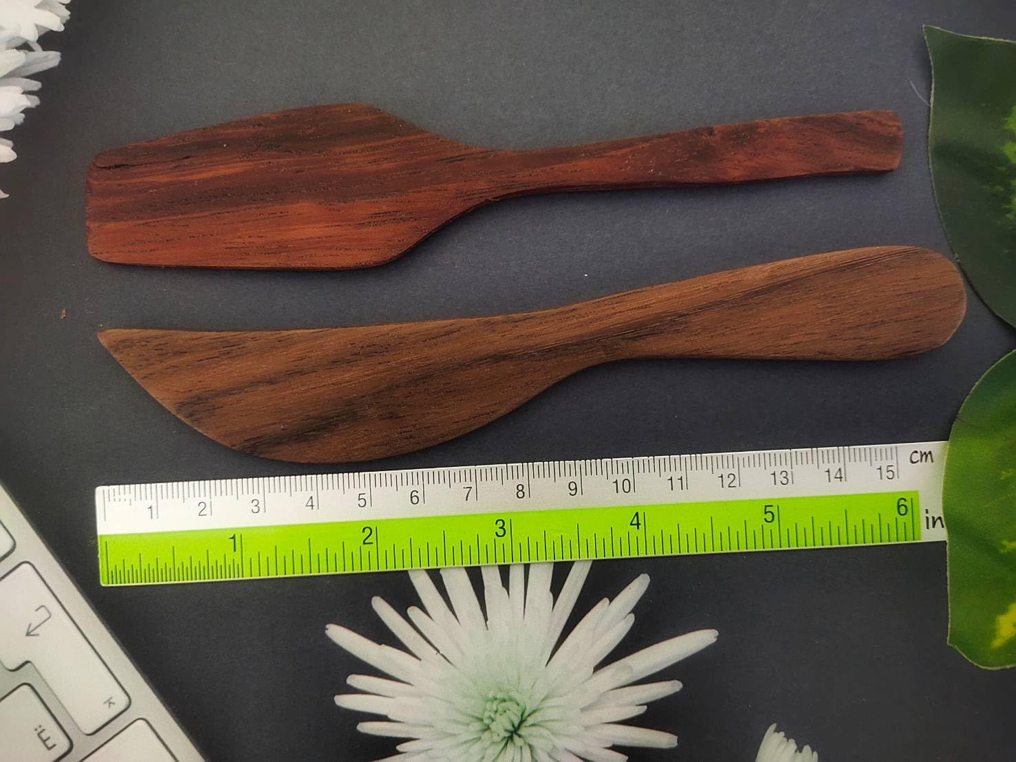 Cuchillo y espátula hechos a mano de madera, herramienta de cocina para hornear, pan, pastel, mermelada, mantequilla, gelatina, cuchillo esparcidor