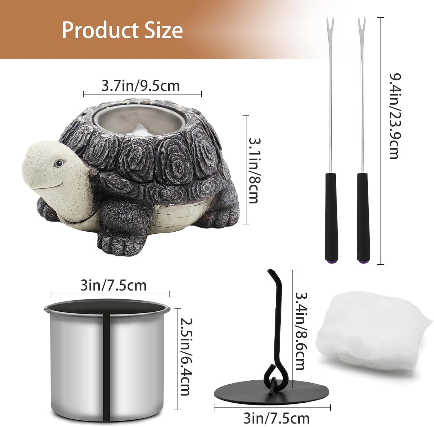 Chimenea de mesa, mini hoguera de hormigón, bonita chimenea personal de tortuga y erizo para uso en interiores y exteriores.