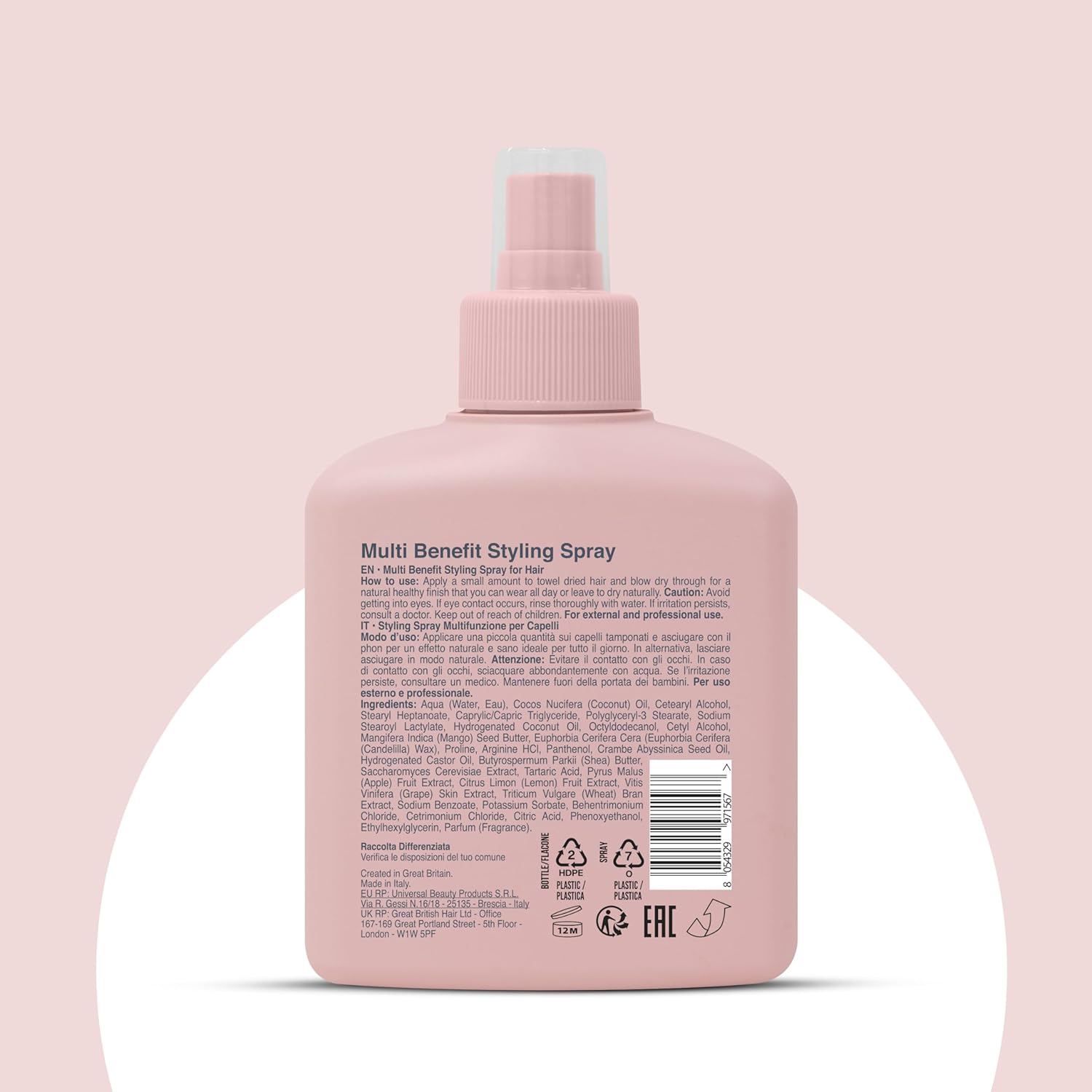Climaplex Spray de peinado multibeneficio  Control de encrespamiento antihumedad  Ayuda a fortalecer y prevenir daños por calor  Contiene beneficios