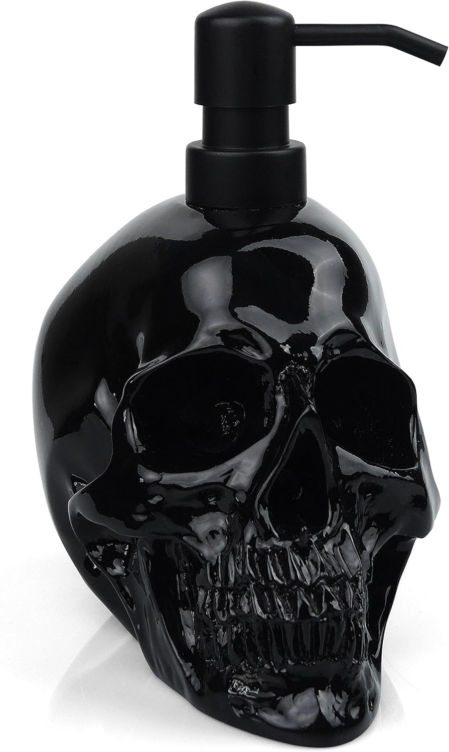 Dispensador de jabón de Halloween para encimera de cocina, fregadero de baño, 100% resina, para jabón de manos, jabón de platos, loción