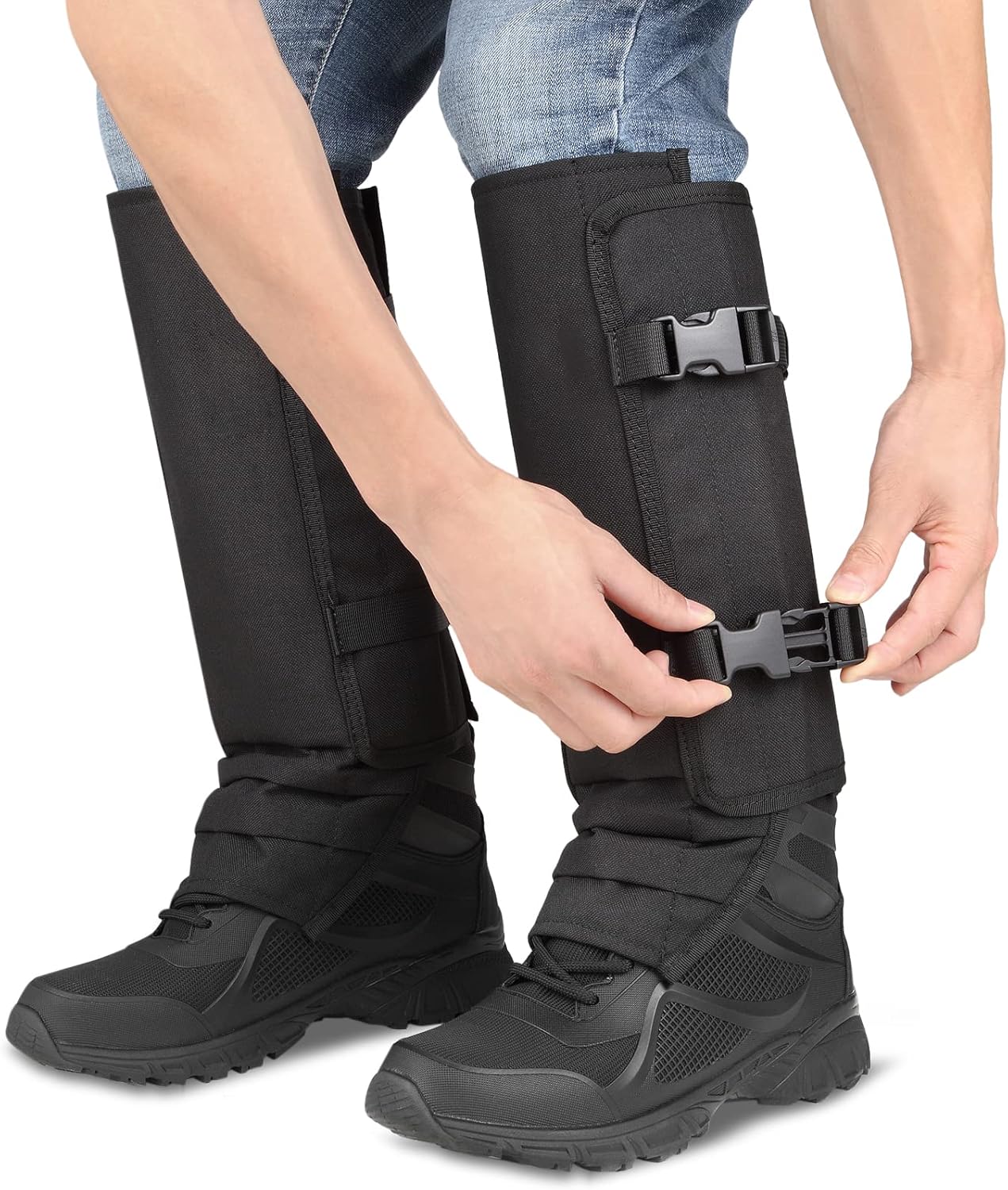 Polainas de serpiente, protectores de serpiente impermeables para la parte inferior de las piernas, polainas a prueba de serpientes aptas para