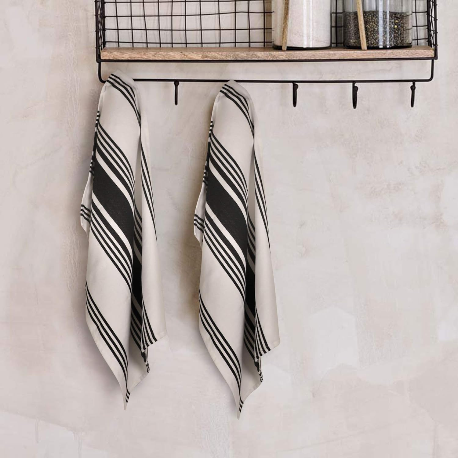 Urban Villa Toallas de cocina 100% algodón, paquete de 3, altamente absorbentes, de secado rápido, súper suaves, de primera calidad, para cocina,