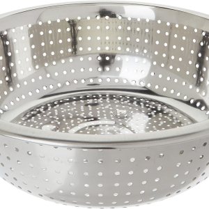 Winco Colador chino con agujeros de 0.098 in, 11 pulgadas, acero inoxidable, mediano Winco Colador chino con agujeros de 0.098 in, 11 pulgadas, acero inoxidable, mediano