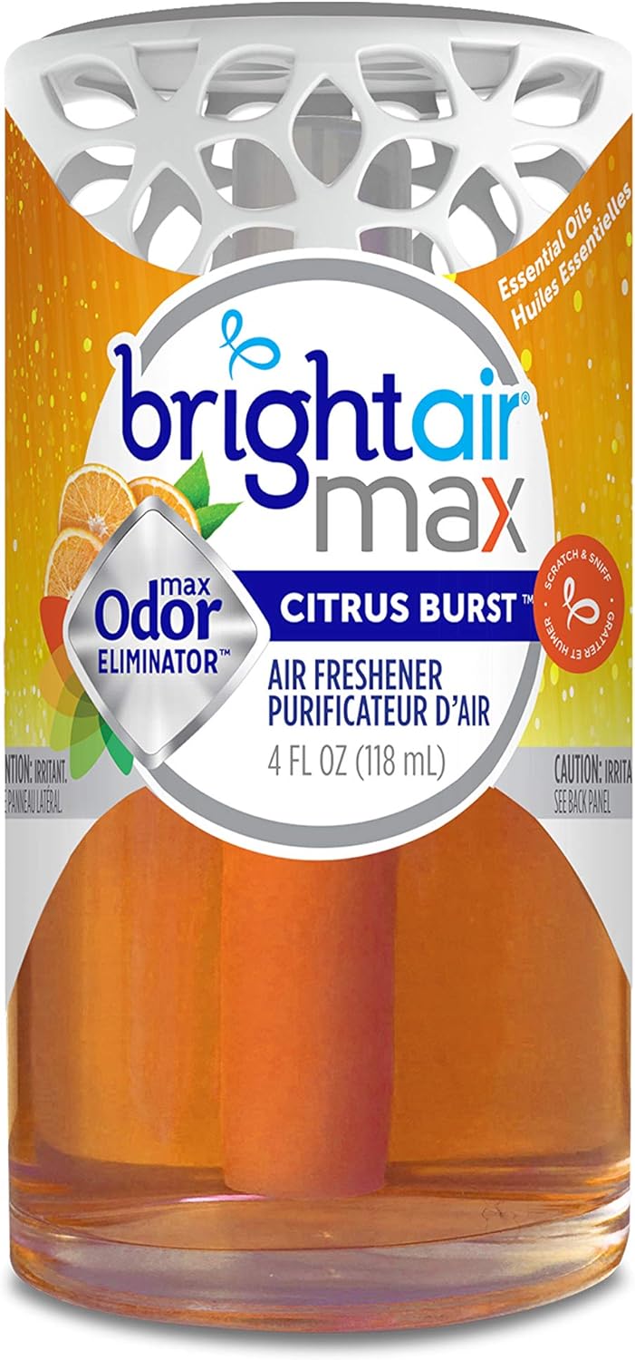 Bright Air 900439CT Max – Ambientador eliminador de olores, azul (paquete de 6)