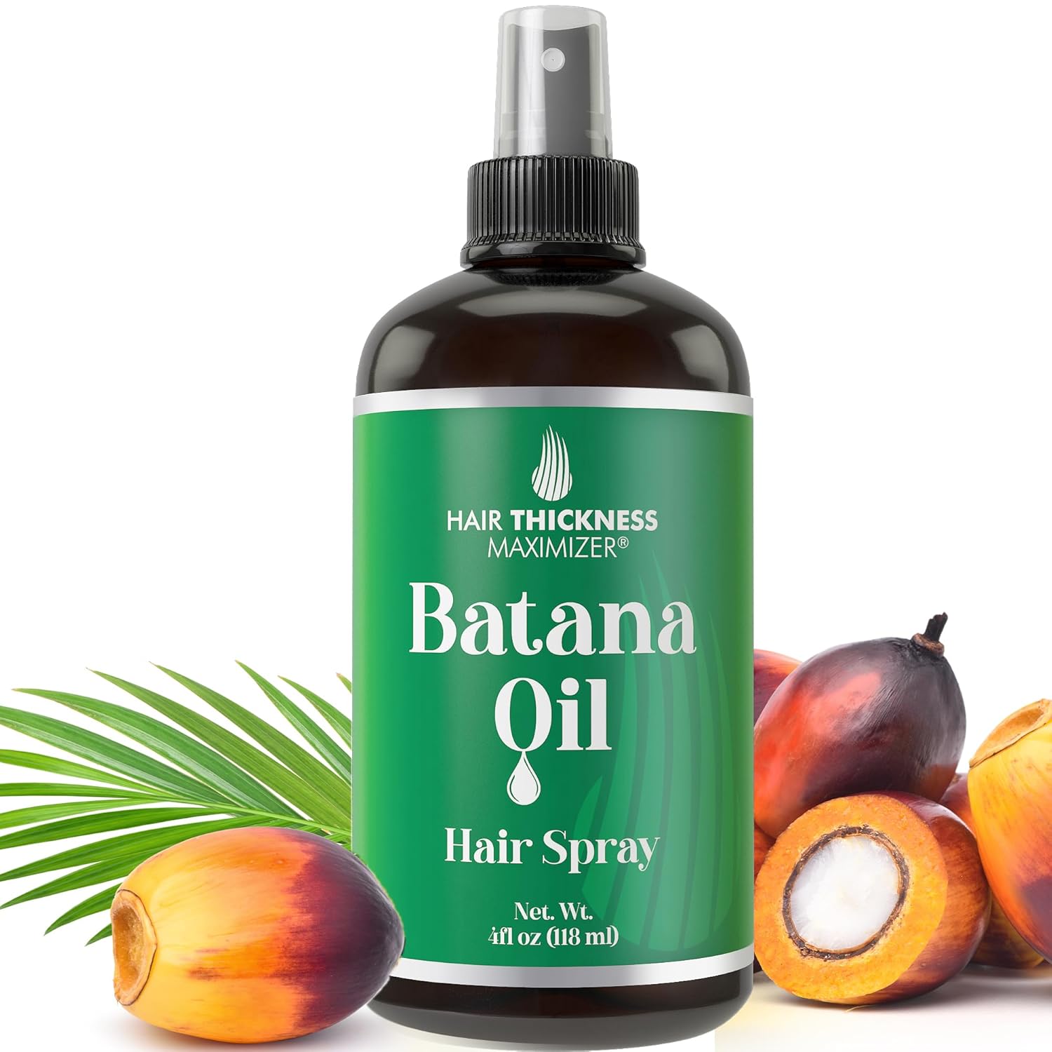 Aceite de batana para el crecimiento del cabello. Batana cruda de Honduras + ricino negro. Vegano, suero acondicionador sin enjuague para mujeres,