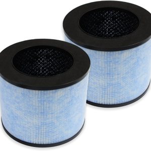 PUREBURG Filtro HEPA de repuesto compatible con purificador de aire AP100 instantáneo Parte F100, filtración H13 de 4 etapas de carbón activado de PUREBURG Filtro HEPA de repuesto compatible con purificador de aire AP100 instantáneo Parte F100, filtración H13 de 4 etapas de carbón activado de
