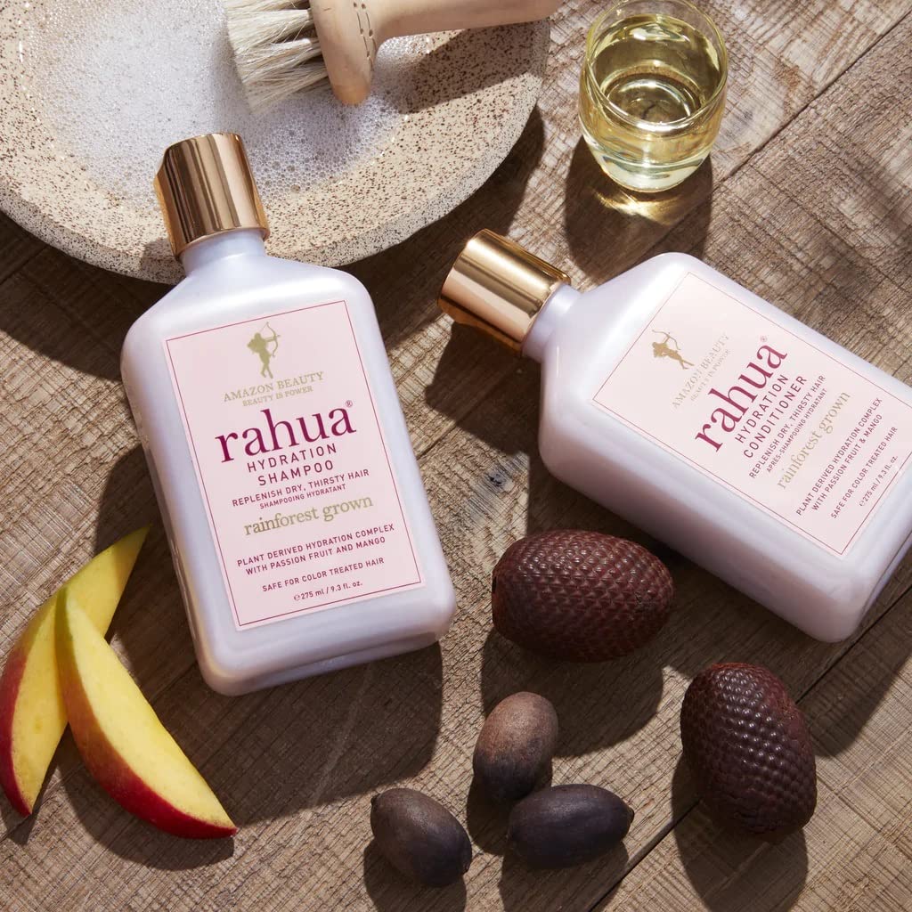 Rahua Recambio de acondicionador de hidratación de 9.5 onzas líquidas, fórmula hidratante y nutritiva con ingredientes naturales para control del
