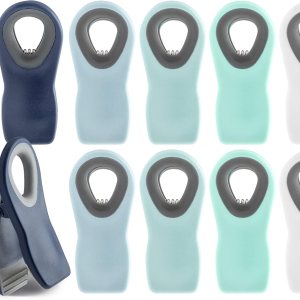 Cook with Color – Clips con imán para bolsas de alimentos, patatas fritas, refrigerios, de almacenamiento, con agarre hermético 10 unidades (color Cook with Color – Clips con imán para bolsas de alimentos, patatas fritas, refrigerios, de almacenamiento, con agarre hermético 10 unidades (color