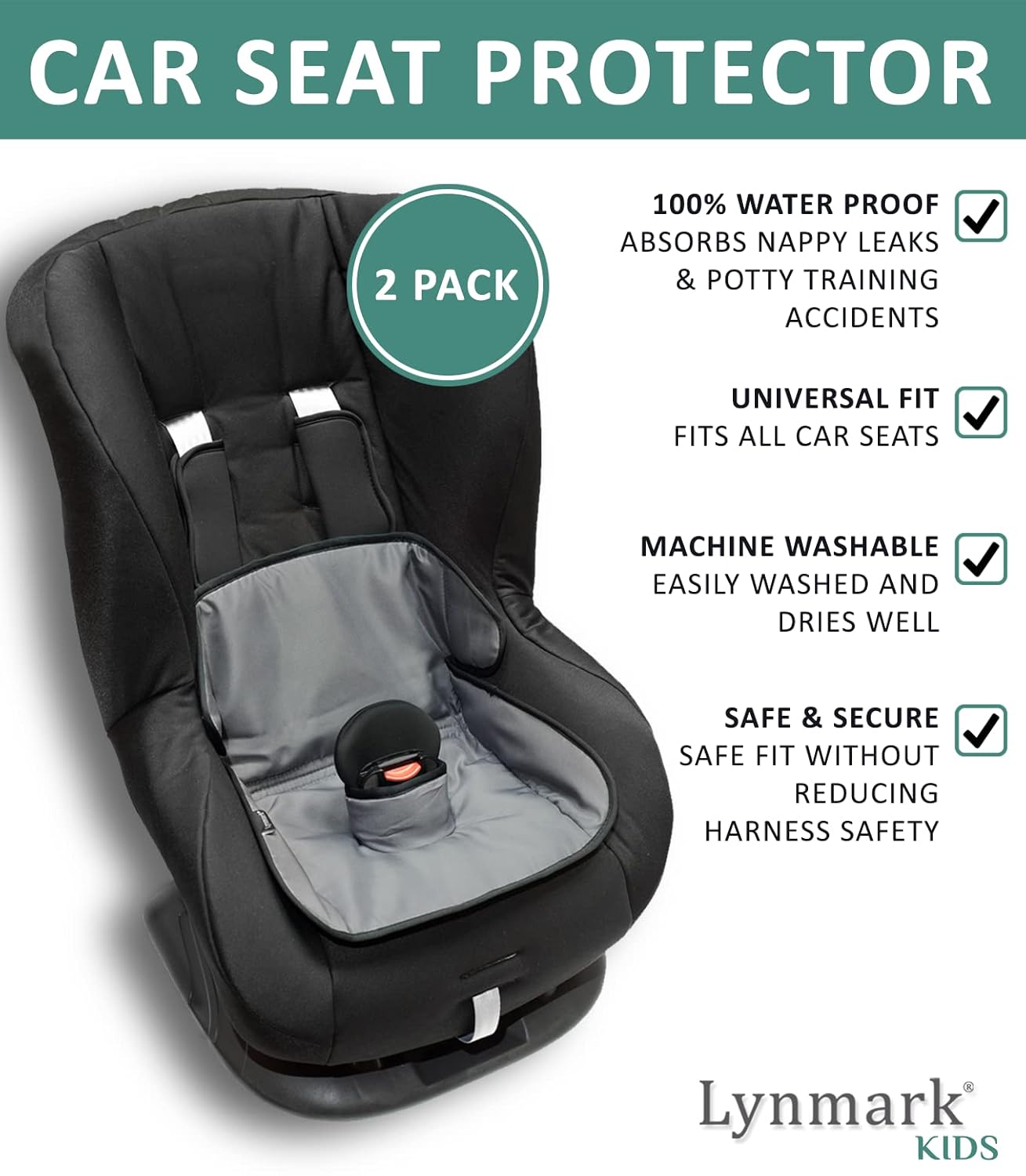 Protector de asiento de automóvil para entrenamiento de orinal  Funda de almohadilla para píddle contra migas, derrames, fugas de pañales y