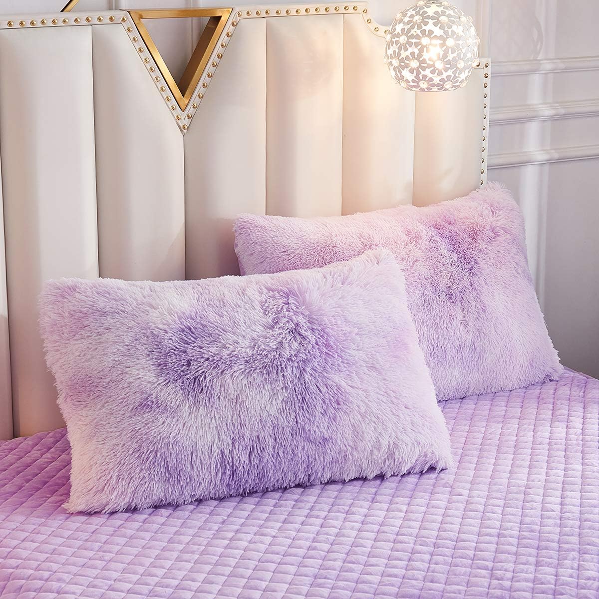 Juego de funda de edredón y fundas de almohada JAUXIO de piel sintética