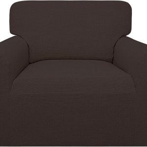 Easy-Going – Funda de silla 100% impermeabilidad doble, diseño jacquard elástico, protector de muebles a prueba de fugas para niños, mascotas, Easy-Going – Funda de silla 100% impermeabilidad doble, diseño jacquard elástico, protector de muebles a prueba de fugas para niños, mascotas,