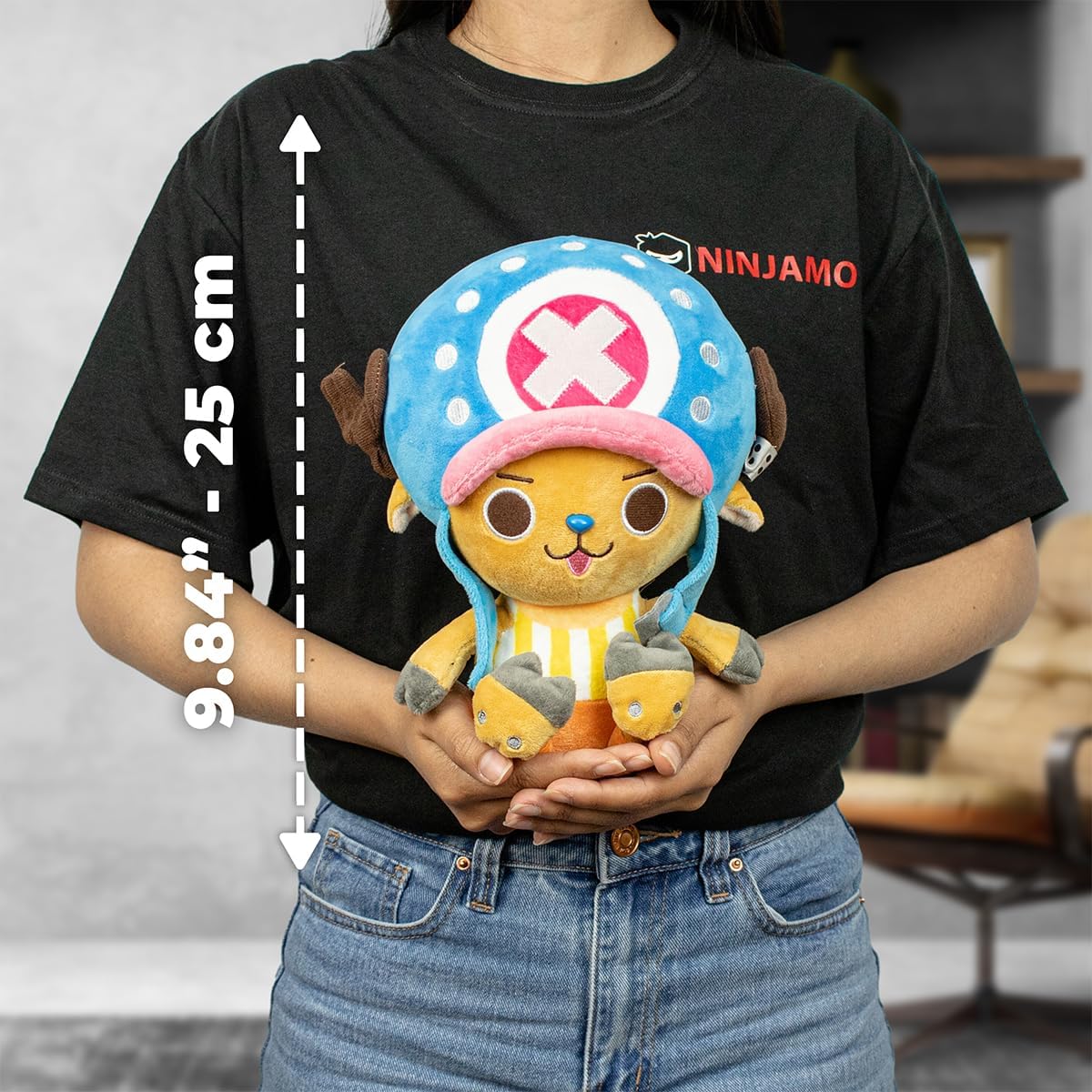 Tony Tony Chopper – Peluche de peluche extremadamente suave, una pieza de anime, personaje de anime, peluche de 10 pulgadas, 9.8 in