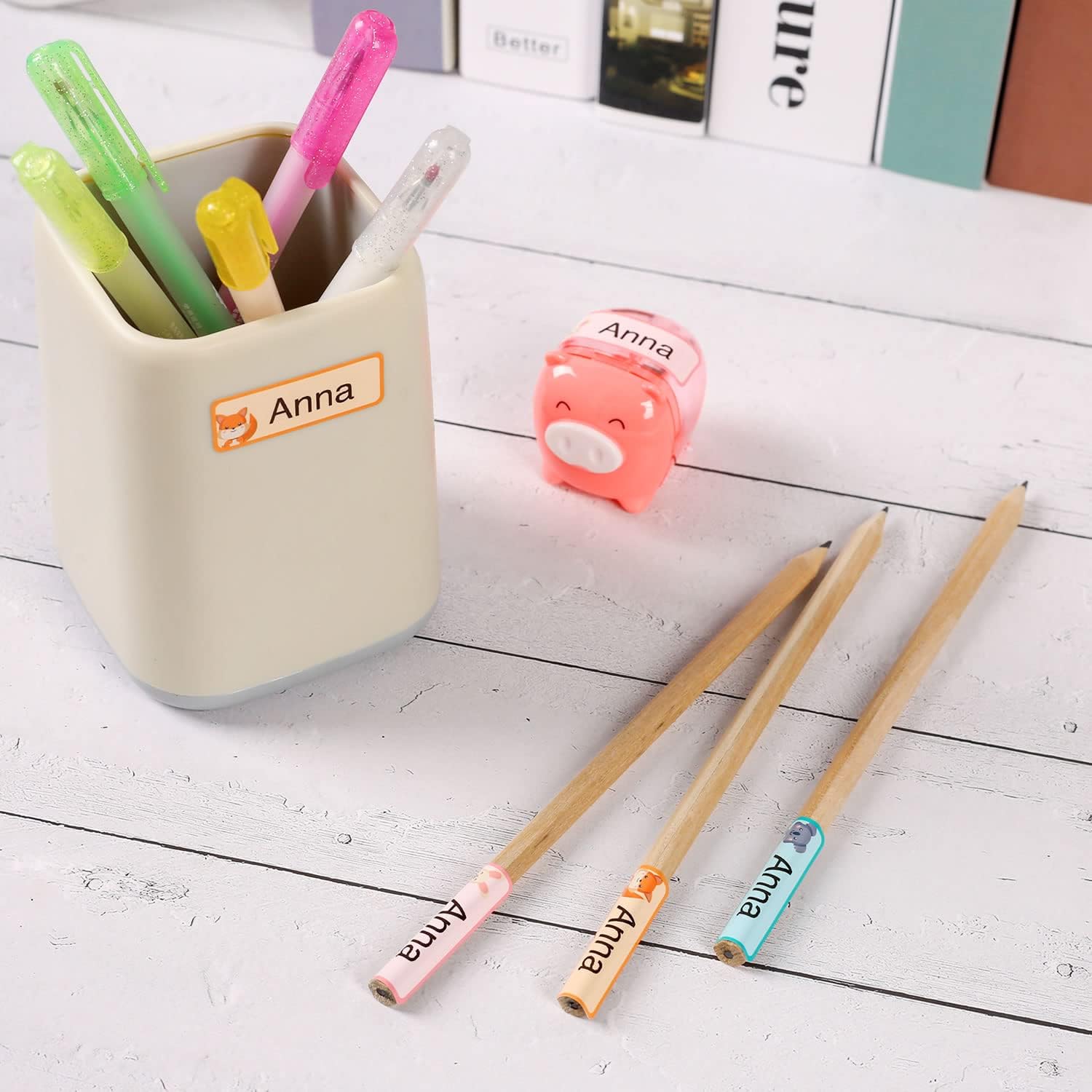 155 unidades D11D110D101 – Cinta adhesiva impermeable para etiquetas con nombre y dirección de burbujas, para guardería, botellas de niños, tarros