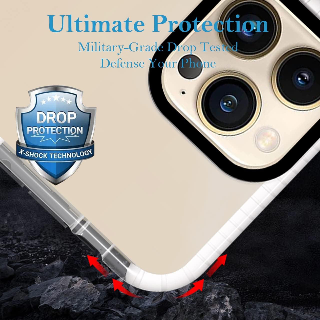 Funda personalizada para iPhone 15 Pro, diseño personalizado de collage de múltiples imágenes, resistente a los impactos, funda protectora de TPU