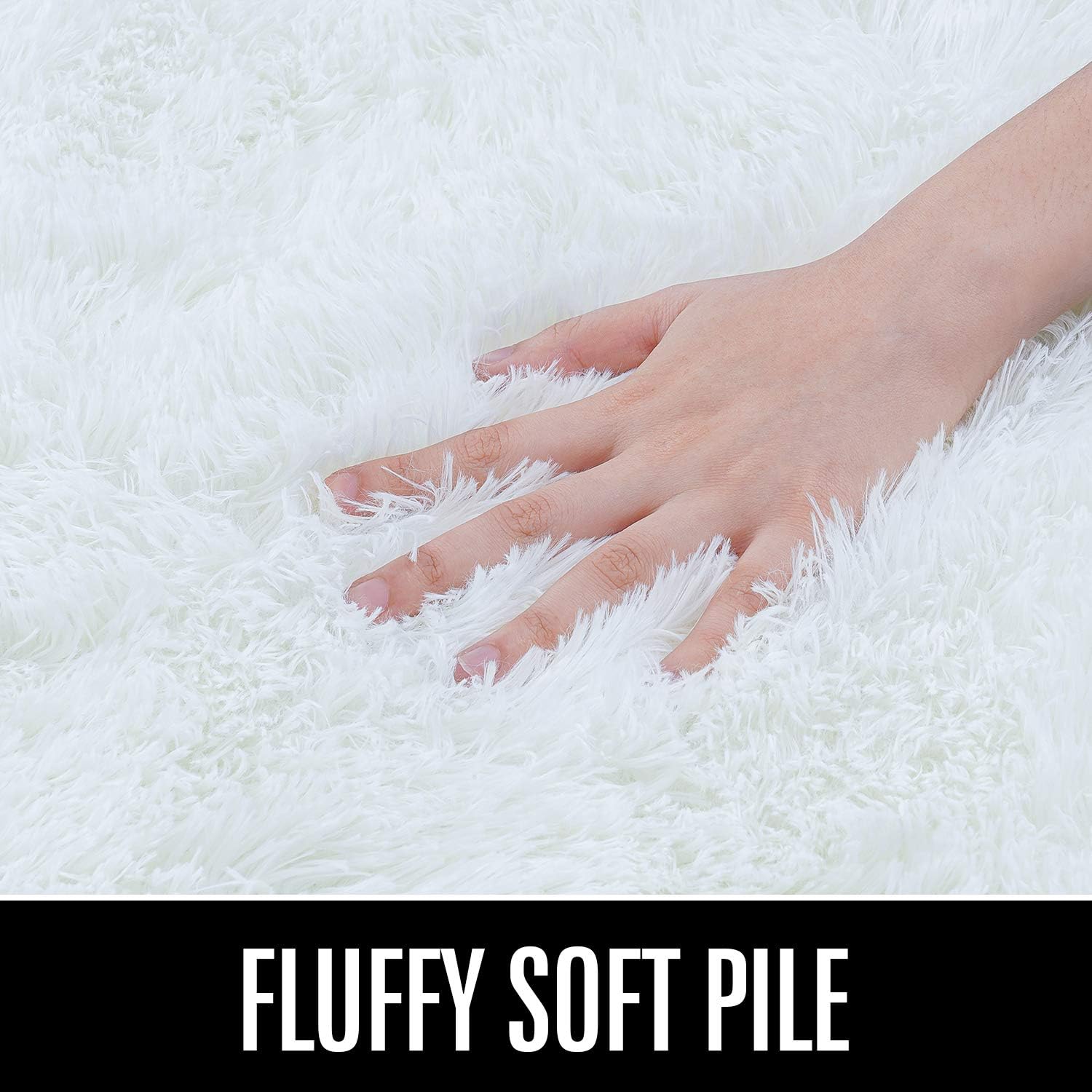 Homore – Alfombra mullida de lujo para áreas modernas, para dormitorio, sala de estar, alfombra súper suave y cómoda, lindas alfombras para niños,