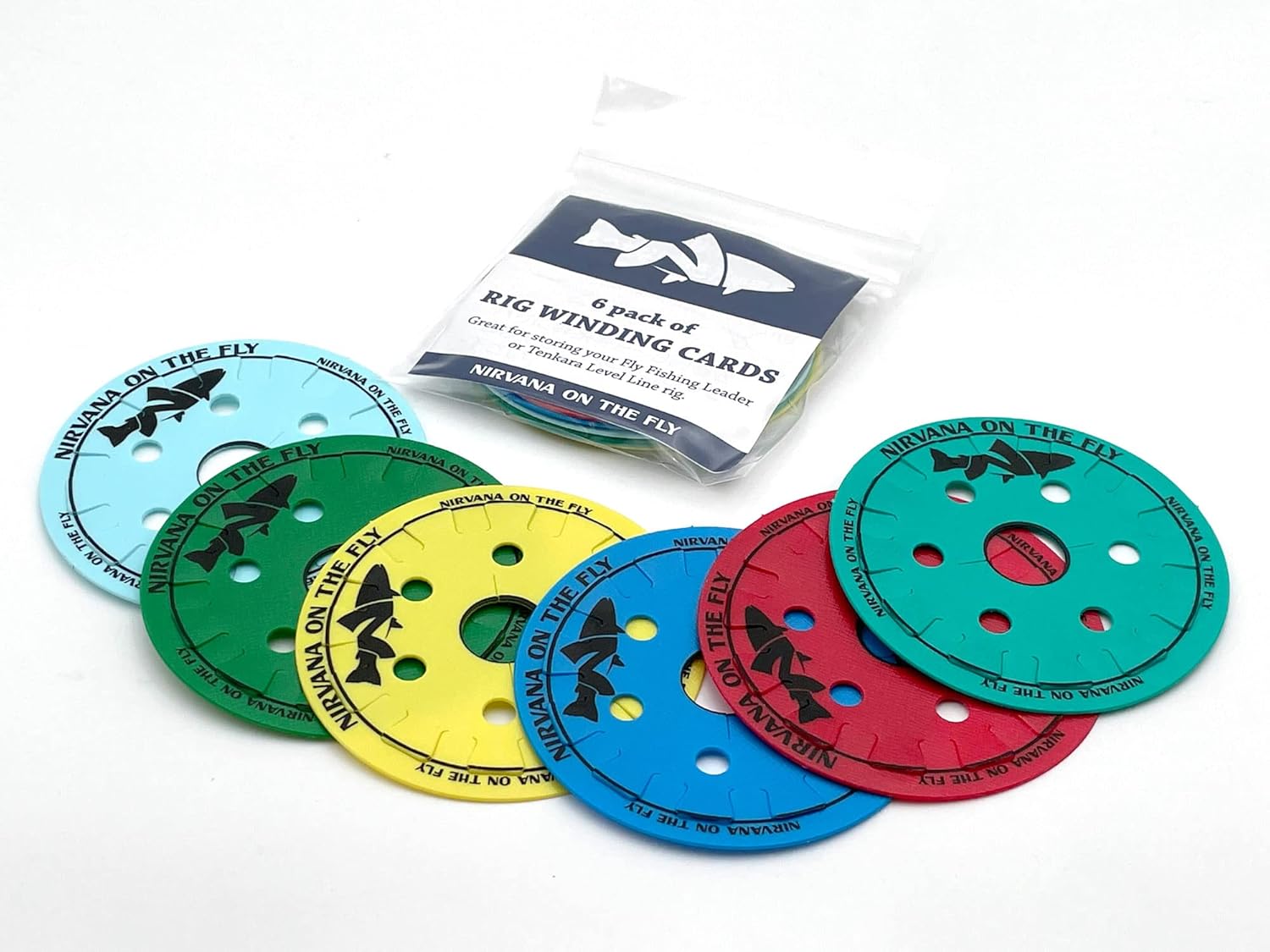 Nirvana Tenkara Line Holder Cards (6 unidades)