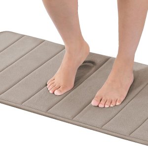 Flamingo P Tapete de baño de espuma viscoelástica, antideslizante y absorbente, de secado rápido, lavable a máquina, tapete de baño grueso para Flamingo P Tapete de baño de espuma viscoelástica, antideslizante y absorbente, de secado rápido, lavable a máquina, tapete de baño grueso para