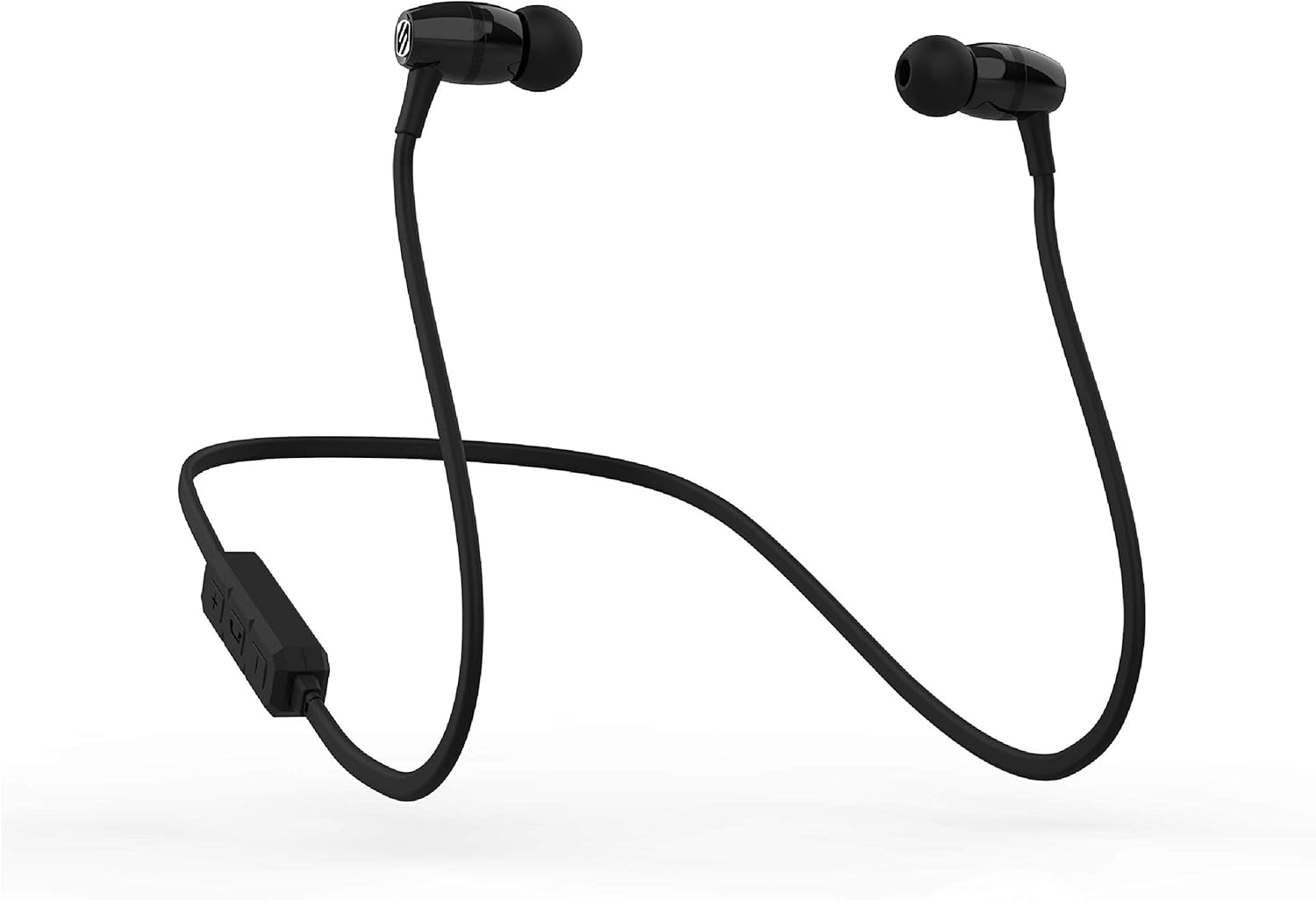 Scosche BT102 Auriculares inalámbricos Bluetooth recargables con micrófono en línea, botones de control de música y almohadillas aislantes de ruido,