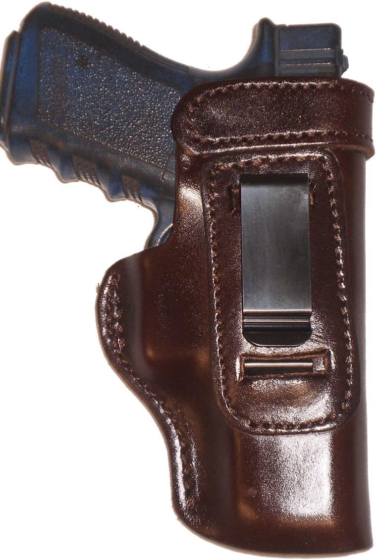 Smith and Wesson K Frame – Revólveres de 2 a 3 pulgadas, color marrón resistente, mano derecha dentro de la cintura, funda oculta para pistola