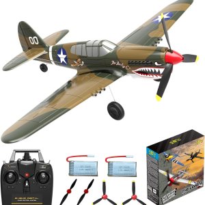 82.4 F Avión RC de 4 canales de control remoto, avión RC 4-CH listo para volar P40 avión controlado por radio para principiantes con sistema 82.4 F Avión RC de 4 canales de control remoto, avión RC 4-CH listo para volar P40 avión controlado por radio para principiantes con sistema
