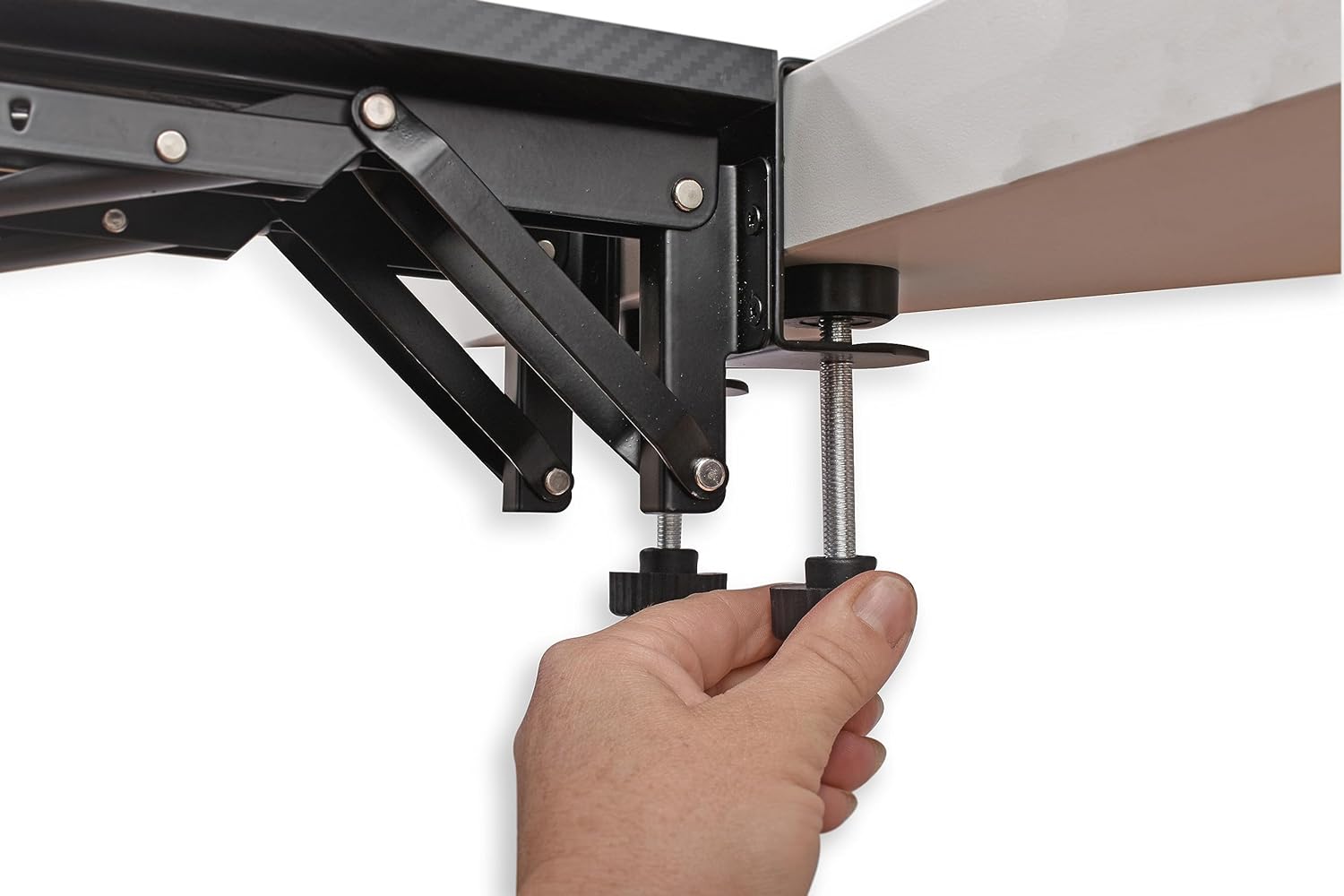 ZANCLUX Bandeja extensora ergonómica de escritorio, reposabrazos de computadora para escritorio, soporte para reposabrazos, abrazadera resistente