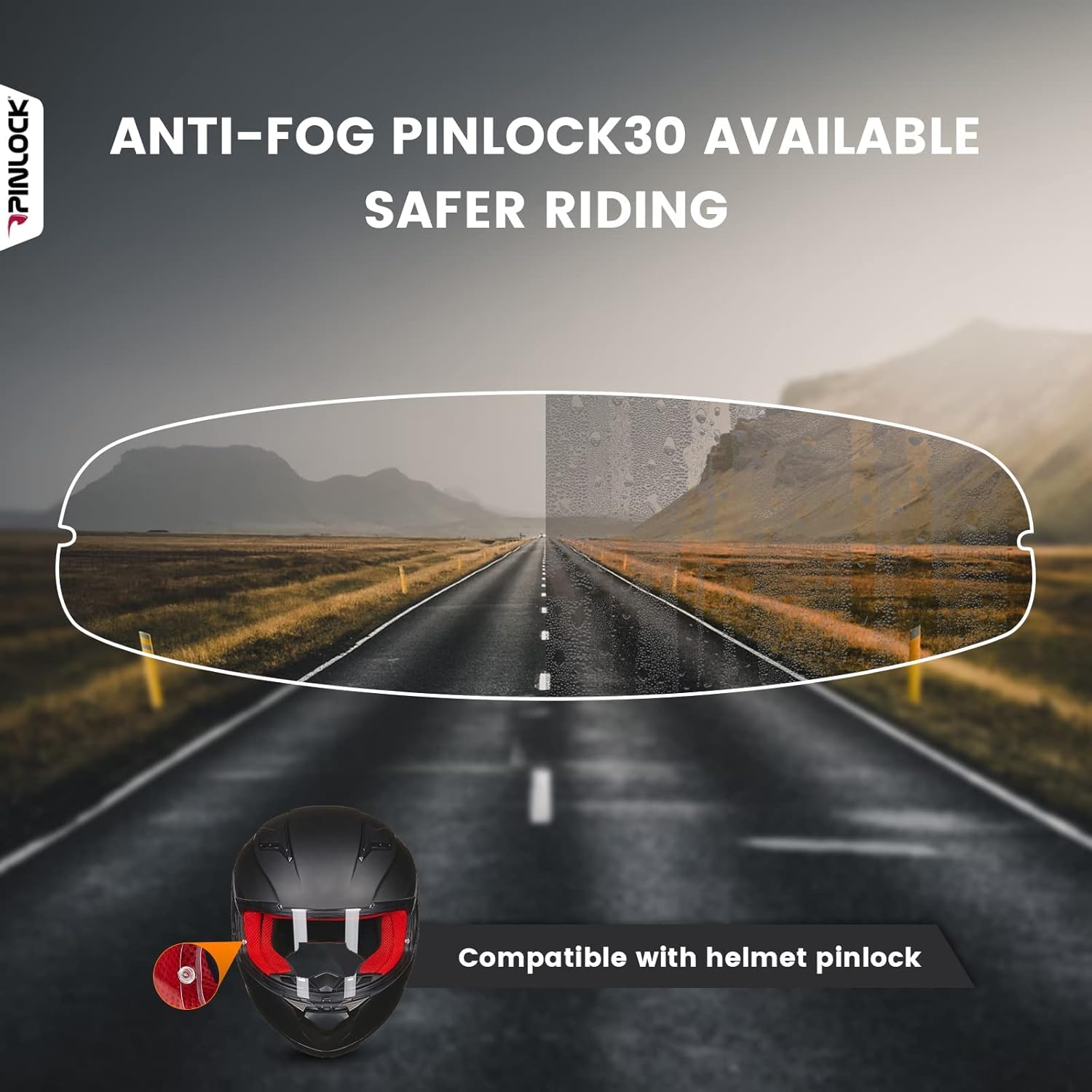 ILM Casco de motocicleta de cara completa para hombres y mujeres, casco deportivo dual Pinlock anti niebla para motos de nieve para adultos, modelo