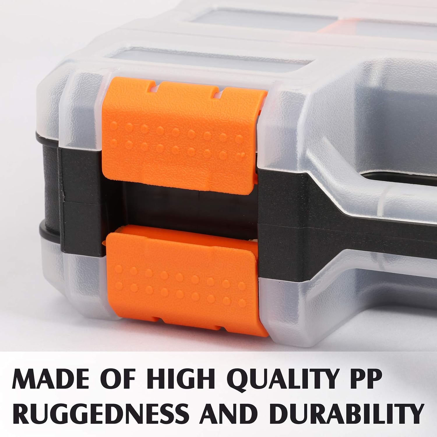 MIXPOWER Organizador de doble cara de 34 compartimentos con polímero resistente a los impactos y separadores de plástico extraíbles personalizables,