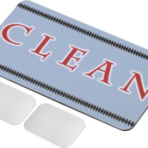 PATIKIL Dirty Clean – Imán para lavavajillas de doble cara, letrero de lavado de platos, diseño de cocina, color azul PATIKIL Dirty Clean – Imán para lavavajillas de doble cara, letrero de lavado de platos, diseño de cocina, color azul