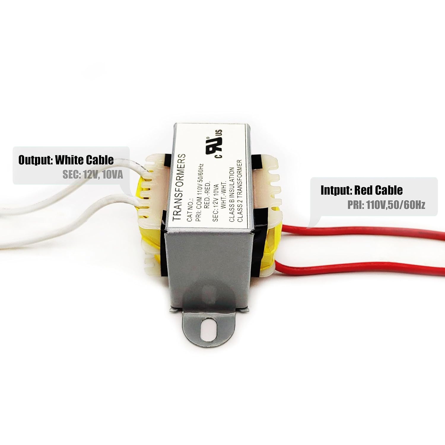 Transformador de potencia ACCA Entrada 110V 5060HZ Salida AC 12V 10VA Transformador monofásico Transformador reductor Transformador reductor 110v a