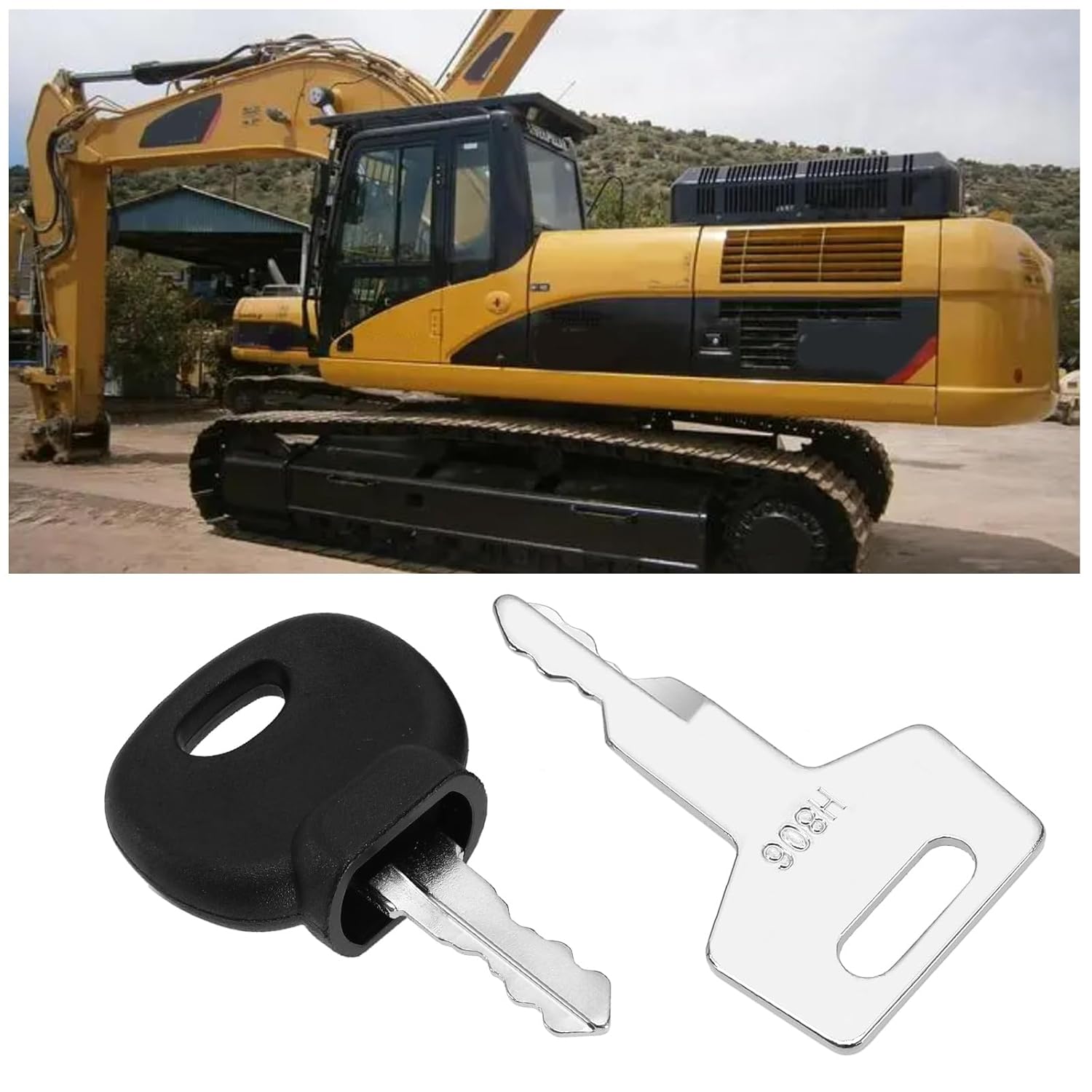SING F LTD Juego de llaves de arranque de encendido 5P8500 JCB 787 301 K250 777 D250 H806 14707 para maquinaria agrícola Excavadora Excavadora
