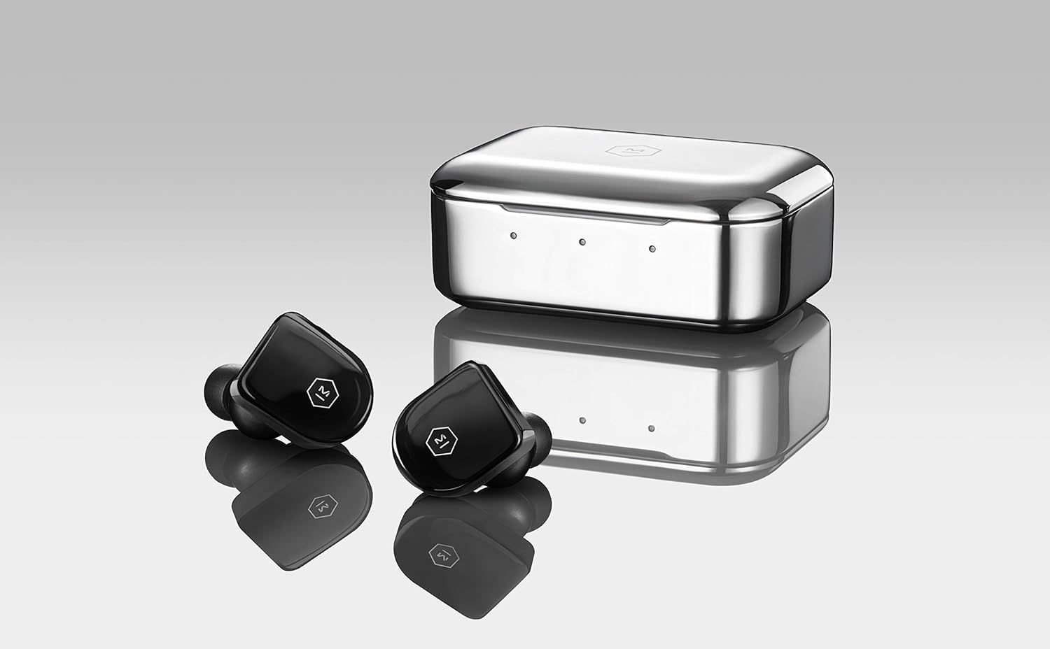 Master & Dynamic True – Auriculares inalámbricos. talla única Negro (Piano Black)