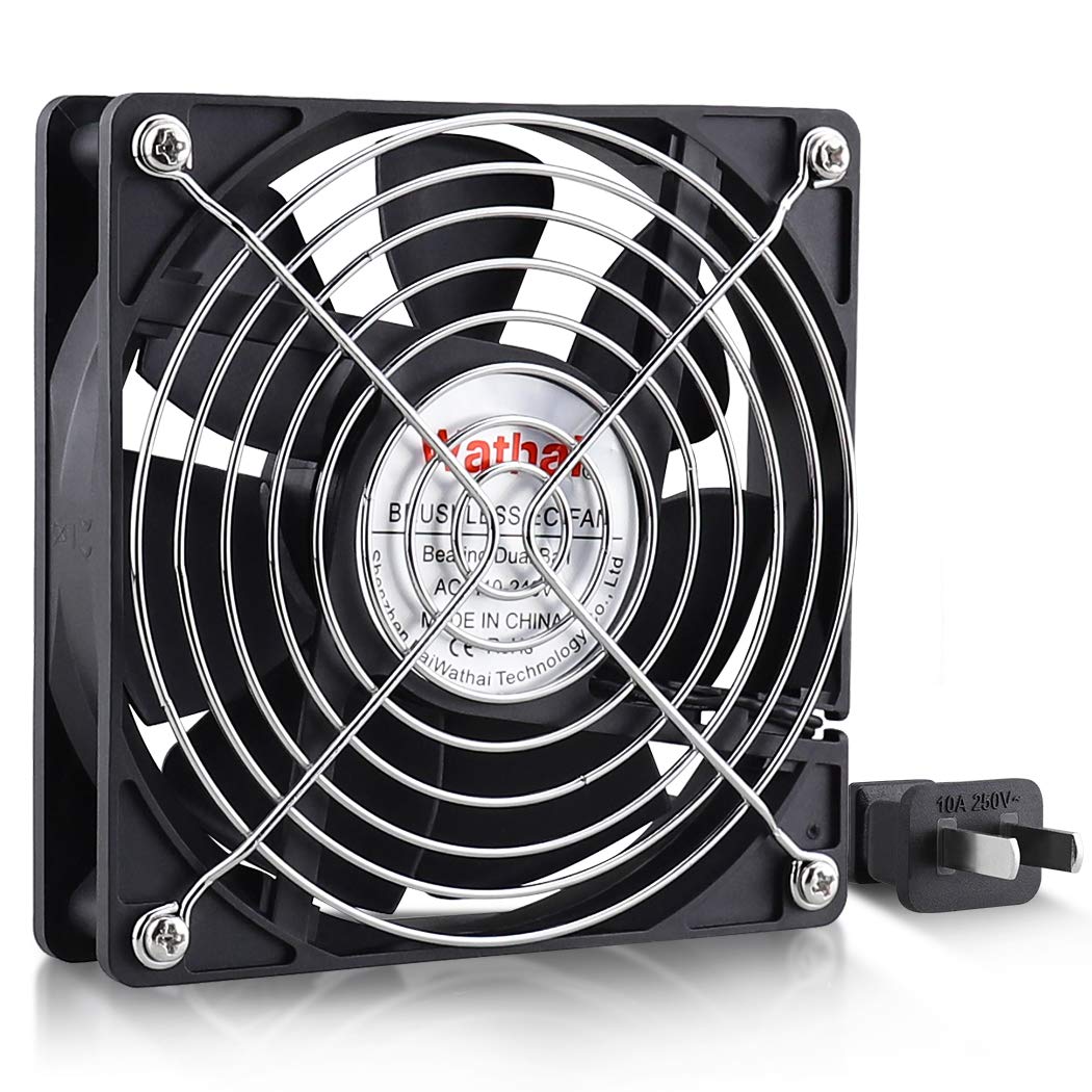 Wathai EC Ventilador de refrigeración sin escobillas 110 V 115 V 120 V 220 240 CA Ventilador 60mm 80mm 90mm 120mm