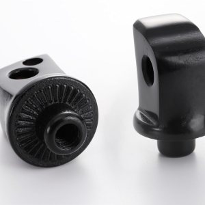 Adaptador de clavija de pasajero estriado negro para estriberas delanterastraseras y tablas de suelo compatible con modelos Harley Softail 2018-2020 Adaptador de clavija de pasajero estriado negro para estriberas delanterastraseras y tablas de suelo compatible con modelos Harley Softail 2018-2020