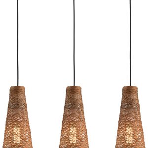 3 mini luces colgantes tejidas, moderna lámpara colgante costera bohemia con pantalla de ratán tejida a mano, accesorio de iluminación colgante para 3 mini luces colgantes tejidas, moderna lámpara colgante costera bohemia con pantalla de ratán tejida a mano, accesorio de iluminación colgante para