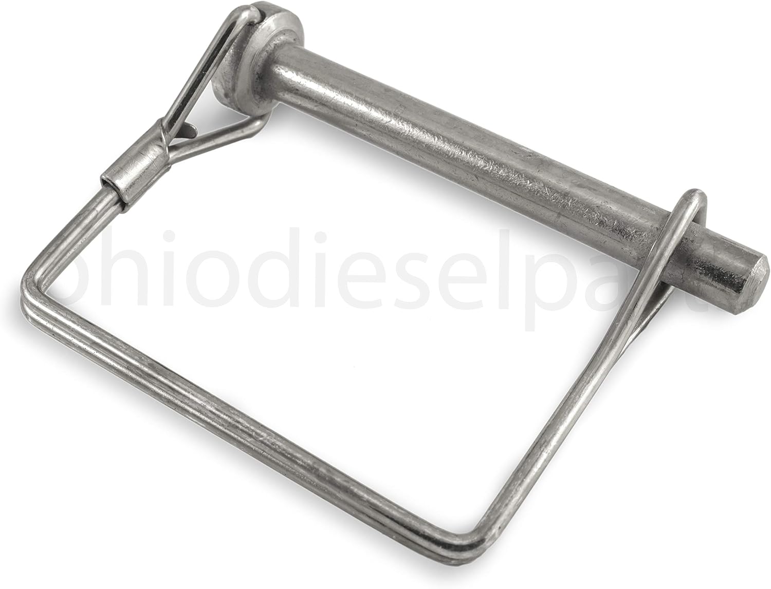 Pasador de enganche de remolque de bloqueo de eje cuadrado de acero inoxidable de 516 x 2-14 pulgadas (paquete de 10)