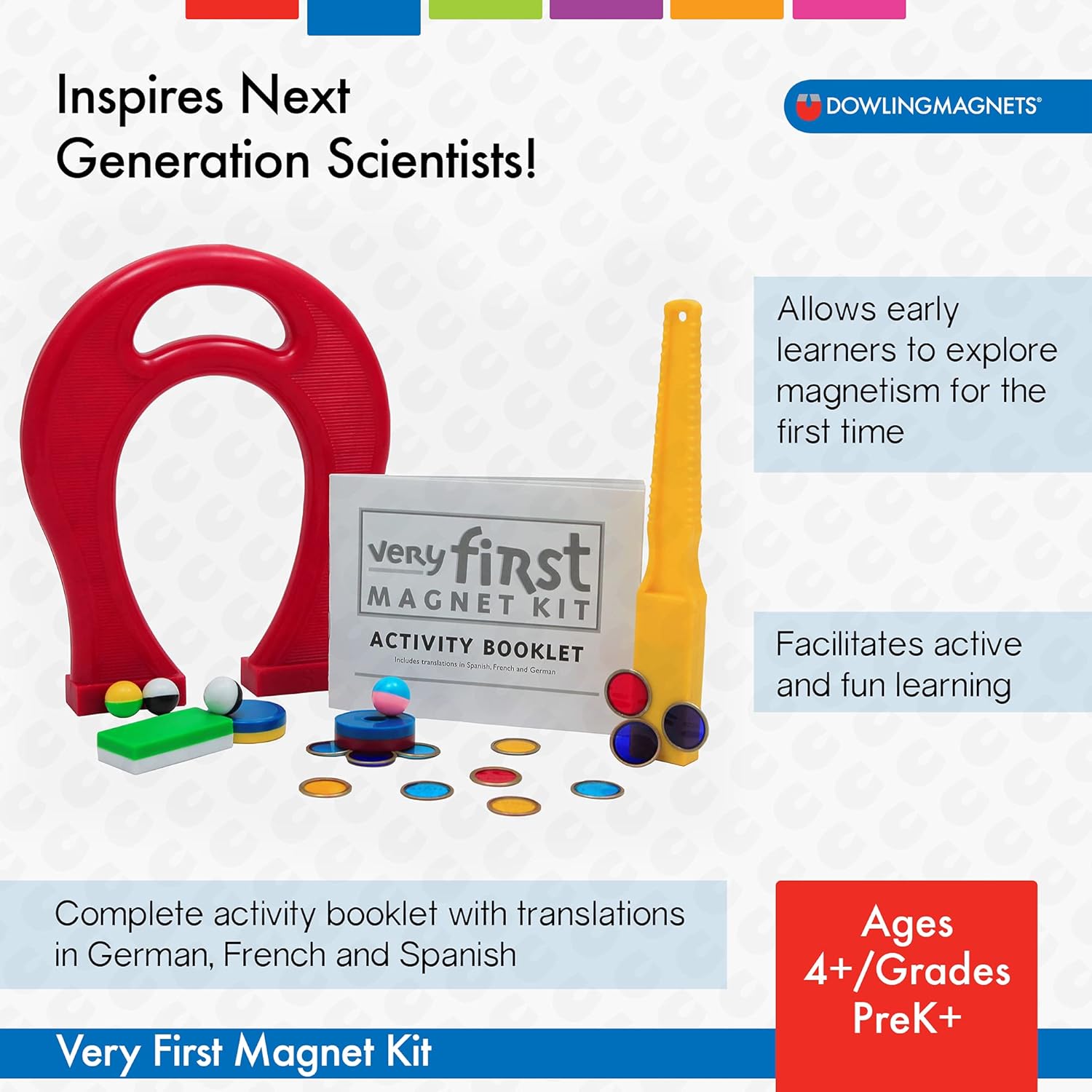 Dowling Magnets Kit de primer imán para estudiantes tempranos