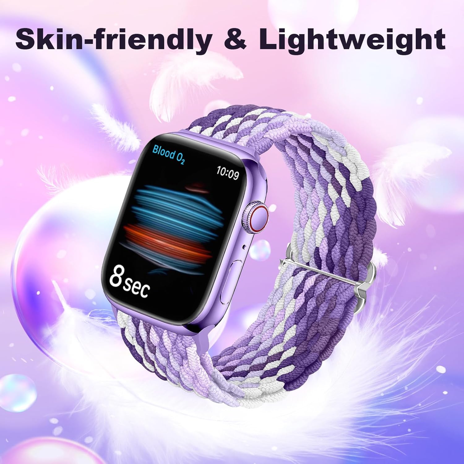 DOBSTFY Compatible con correas de Apple Watch de 1.496 pulgadas, 1.575 pulgadas, 1.614 pulgadas, 1.654 pulgadas, 1.732 pulgadas, 1.772 pulgadas,