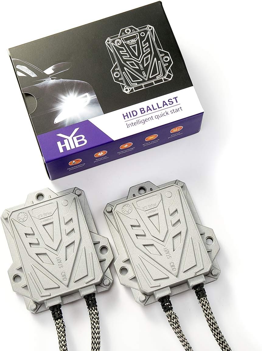 HYB Canbus – Balasto digital HID delgado de 55 W, sin errores, cancelación de advertencia para bombilla HID H11 H7 H8 H9 H4 H1 9005 9006 ajuste