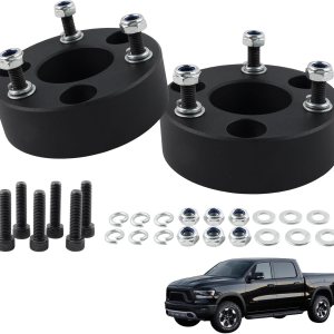 Kits de elevación de nivelación delantera de 2.5 pulgadas para Ram 1500 4WD 4X4,2.5 pulgadas 2009-2022 Espaciadores de puntal delantero para Dodge Kits de elevación de nivelación delantera de 2.5 pulgadas para Ram 1500 4WD 4X4,2.5 pulgadas 2009-2022 Espaciadores de puntal delantero para Dodge