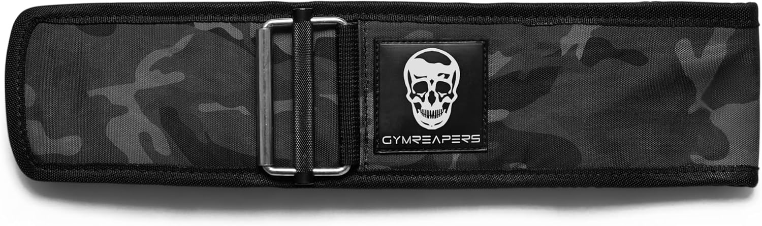 Gymreapers – Cinturón de levantamiento de pesas de cierre rápido para entrenamiento funcional, neopreno de 4 pulgadas con hebilla de metal, soporte