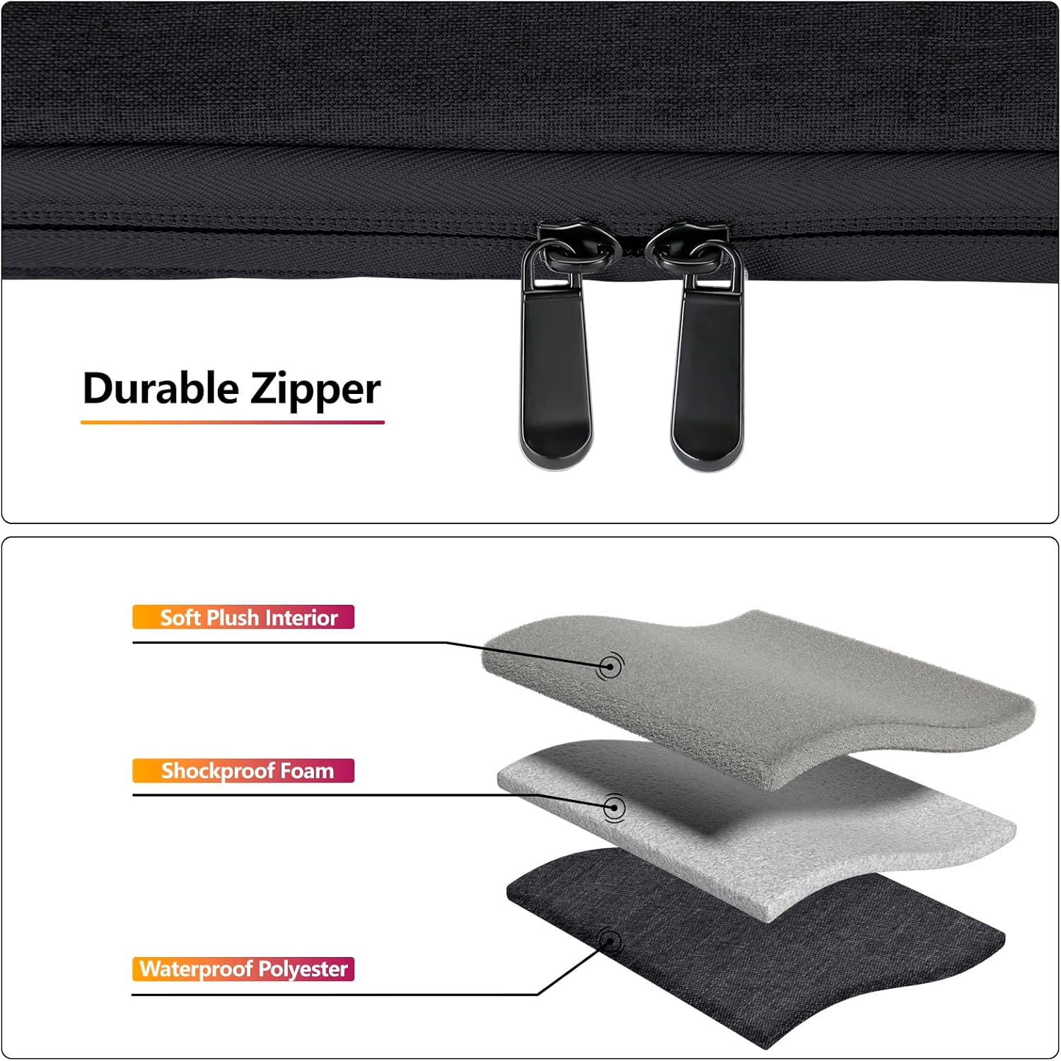 Funda protectora impermeable para laptop de 14 pulgadas para MacBook M1 M2 M3 M4 de 14 pulgadas, funda protectora impermeable para laptop con