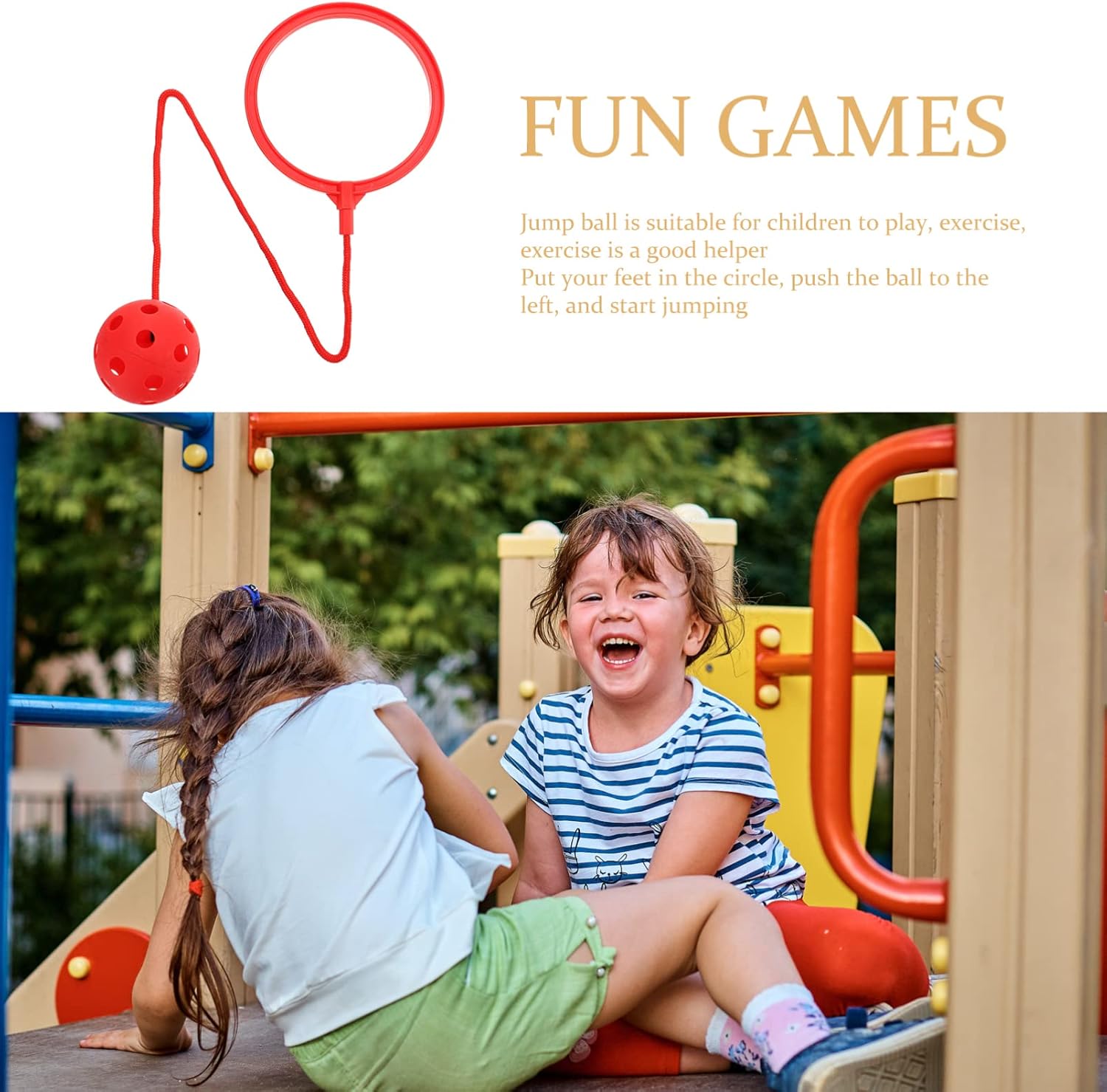 BESPORTBLE Saltar bola de tobillo juguete plegable tobillo saltar bola deportes anillo de salto fitness cuerda deportes para niños adultos niños