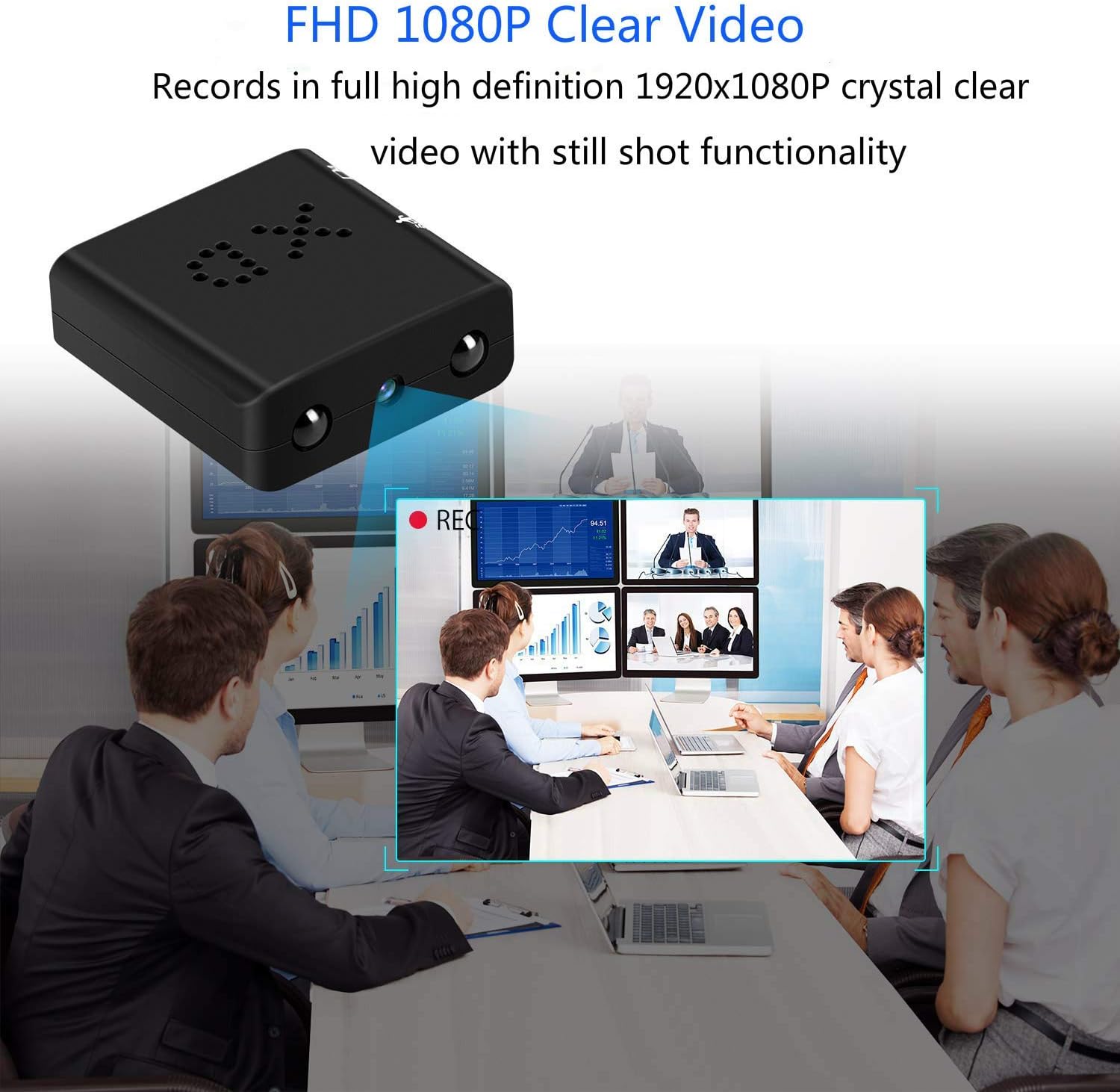 Boseyway Mini cámara espía más pequeña mini cámara XD IR-Cut Full HD 1080 p videocámara de seguridad infrarroja visión nocturna micro cámara DV