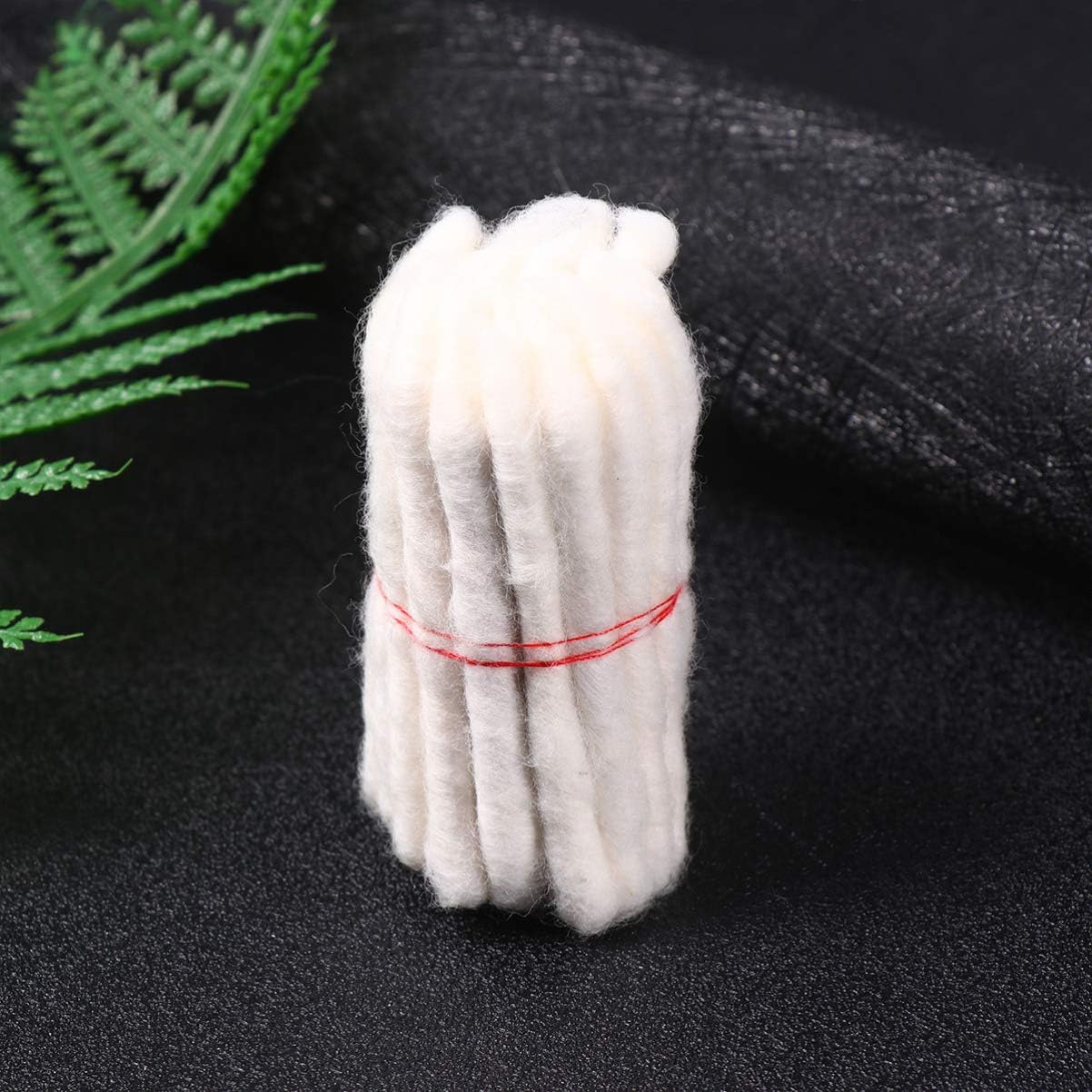EXCEART – Mechas de repuesto largas de algodón para velas de té tibetanas, 4 paquetes (tamaño M)