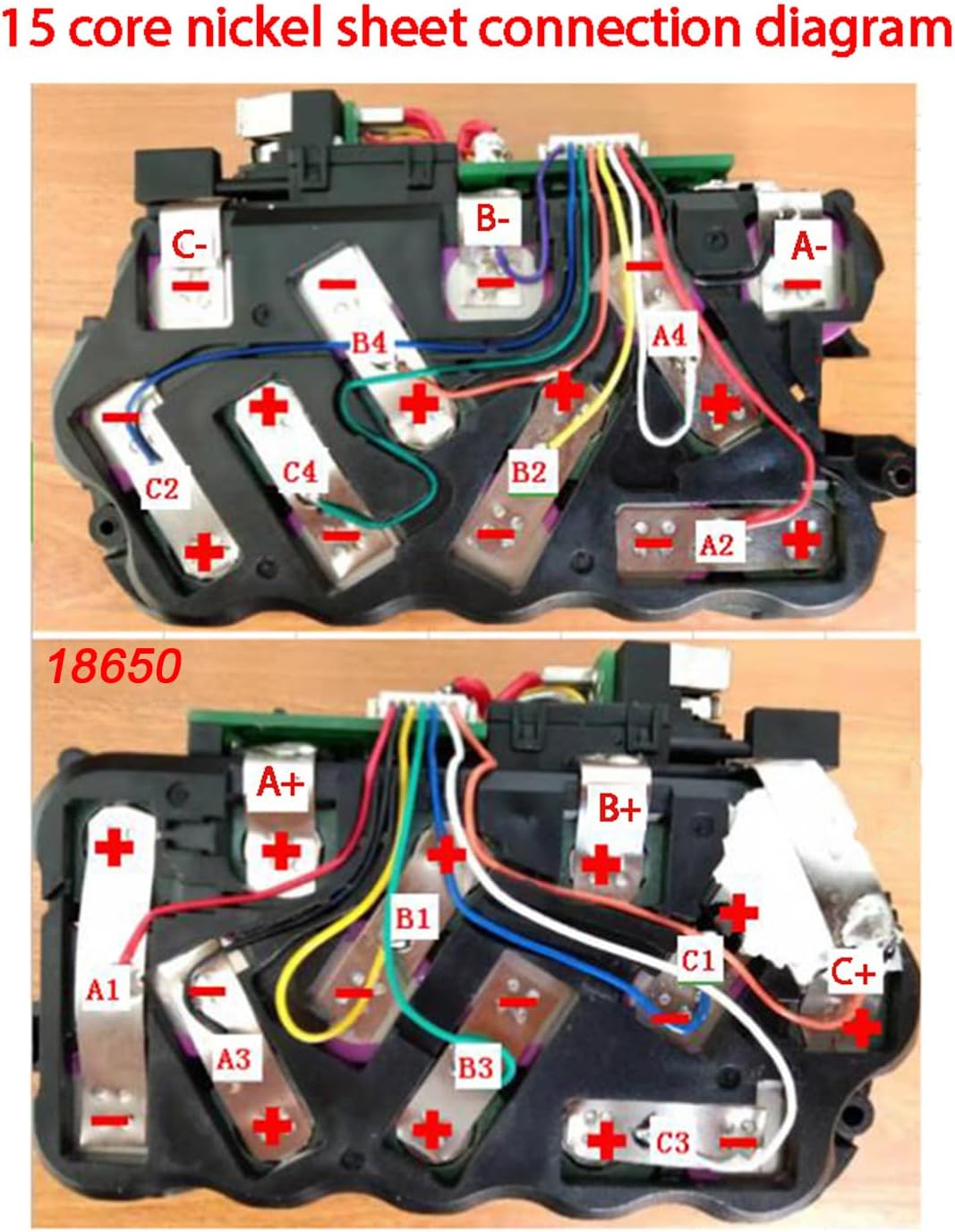 Akocire Reemplazo de caja de plástico para batería Dewalt DCB609 DCB606, carcasa de batería rota, piezas de repuesto para placa de circuito (no