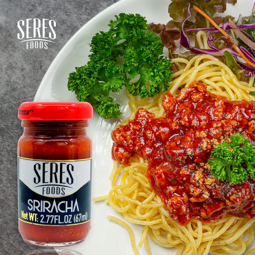 Seres Foods World Sauces – Juego de regalo  Botellas de vidrio de 2.77 onzas líquidas, paquete de 8, variedad de sabores incluyendo Habanero Extra,