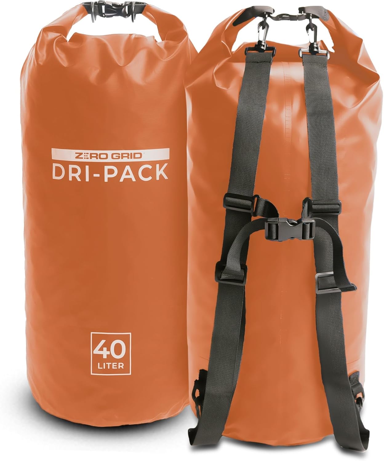 Zero Grid Bolsa seca impermeable  La bolsa de secado flotante se mantiene seca tamaños de 10L20L30L40L para mochileros, kayak, canotaje, campamento,