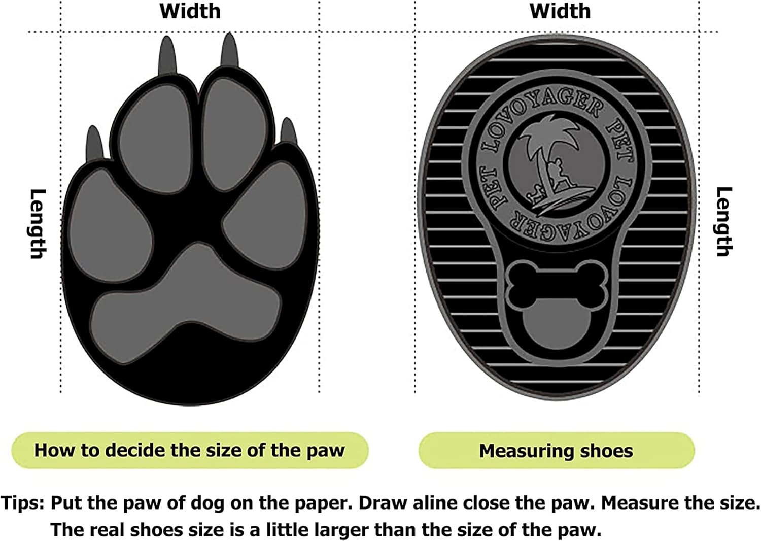 GabeFish Zapatos para perros Zapatilla de lona con velcro para mascotas, botas antideslizantes para cachorros Chihuahua, protector de patas, negro,
