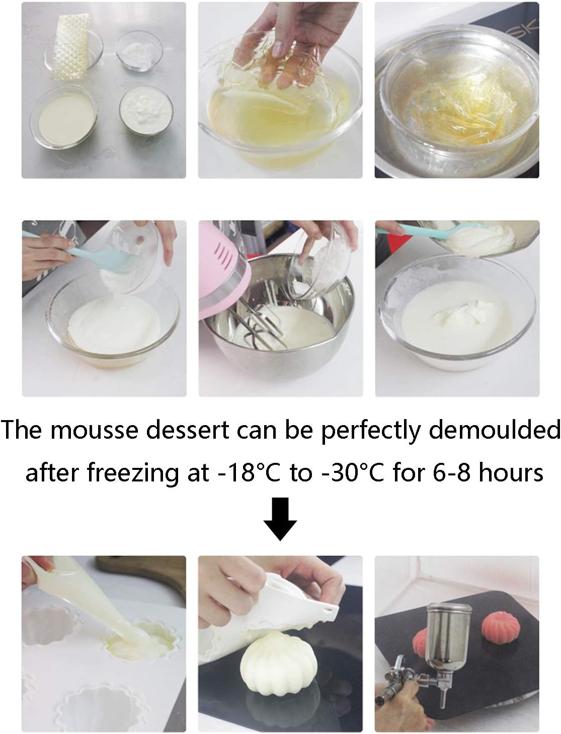 Molde de silicona para hornear piña 3D para pastel de mousse, postre francés, molde de silicona de piña para jabón, velas, molde de decoración de